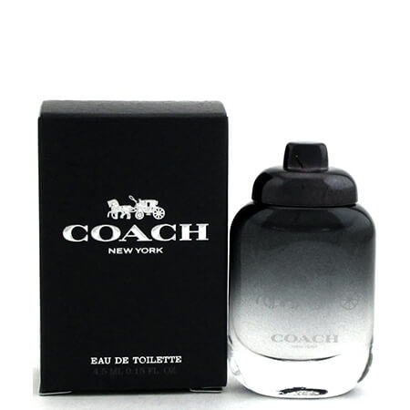 Coach New York For Men Eau De Toilette 4.5 ml. Coach New York For Men ใหม่ล่าสุด!! กับน้ำหอมแนวกลิ่น Woody Aromatic สำหรับผู้ชาย น้ำหอมที่กระตุ้นความรู้สึก มีพลังความมั่นใจและเยือกเย็น มีทัศนคติแบบใหม่ในนิวยอร์ค 